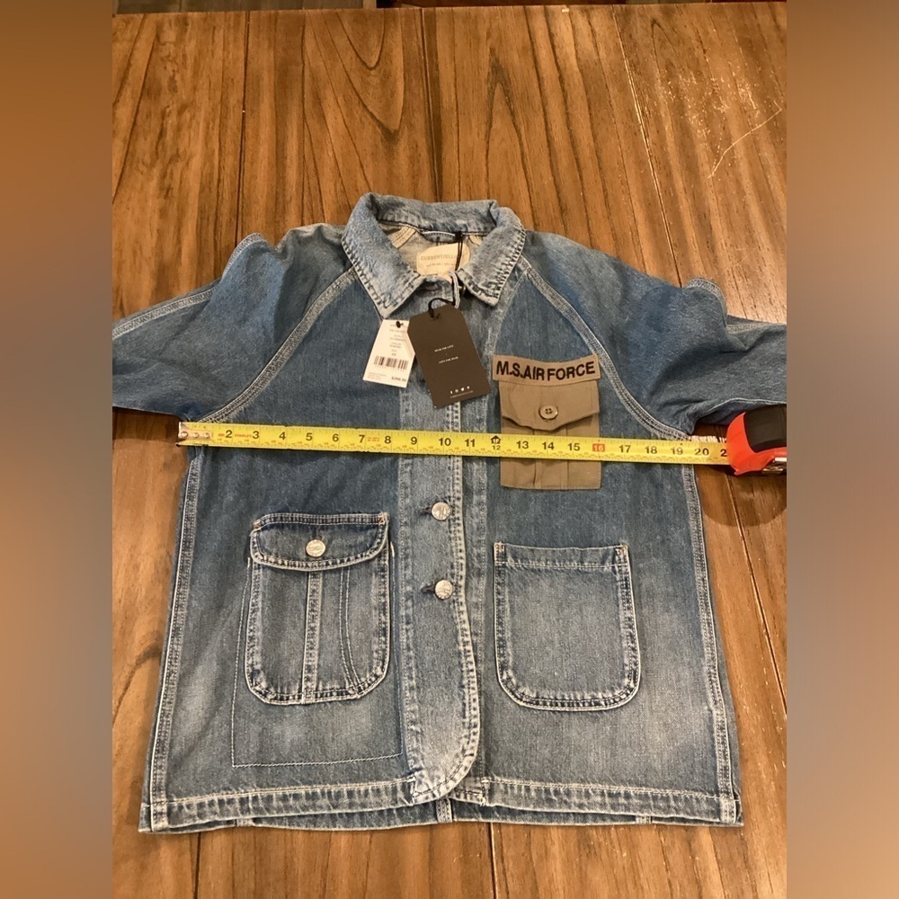 Revolve Current/Elliott The Liberator denim Jean jacket in Sublime xs nwt - Picture 5 of 10